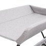 Mesa cambiadora hierro gris claro de vidaXL, Cambiadores para bebés - Ref: Foro24-10265, Precio: 74,83 €, Descuento: %