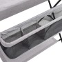 Mesa cambiadora hierro gris claro de vidaXL, Cambiadores para bebés - Ref: Foro24-10265, Precio: 74,83 €, Descuento: %