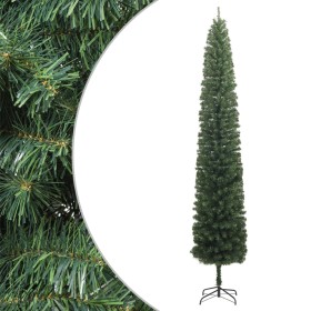 Árbol de Navidad estrecho con soporte PVC 270 cm
