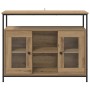 Vitrina Roble artesanal 100 x 35 x 80 cm Madera contrachapada
