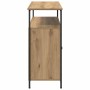 Vitrina Roble artesanal 100 x 35 x 80 cm Madera contrachapada