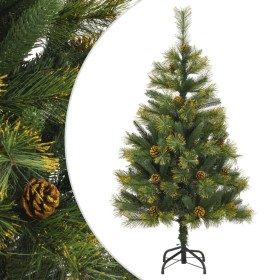 Árbol de Navidad artificial con piñas 120 cm