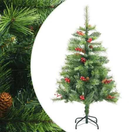 Artificial Christmas tree with pine cones and berries 150 cm by vidaXL, Christmas trees - Ref: Foro24-357706, Price: 36,91 €,...