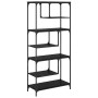 Estantería Roble negro 81 x 36 x 176 cm Madera contrachapada