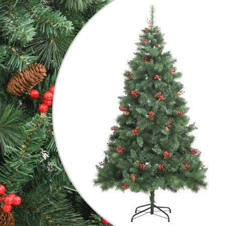 Artificial Christmas tree with pine cones and berries 240 cm by vidaXL, Christmas trees - Ref: Foro24-357709, Price: 106,64 €...