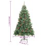 Artificial Christmas tree with pine cones and berries 240 cm by vidaXL, Christmas trees - Ref: Foro24-357709, Price: 106,64 €...