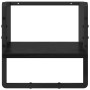 Conjunto de estantes de pared 4 pcs Roble Negro 65 x 25 x 30 cm en Estantes y estanterías | Comprar online en Foro24
