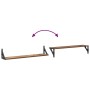 Estanterías de pared 2 pcs Madera Vieja 80 x 15 x 15,5 cm