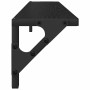 Estanterías de pared 2 pcs Roble Negro 80 x 15 x 15,5 cm en Estantes y estanterías | Comprar online en Foro24
