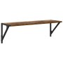 Estanterías de pared 2 pcs Madera Vieja 80 x 25 x 25,5 cm
