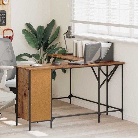 Escritorio Madera Vieja 141 x 141 x 75 cm Madera contrachapada