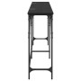 Mesa Consola Roble negro 180 x 29 x 75 cm Madera contrachapada