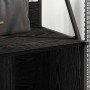 Perchero para ropa con estante Roble Negro 100 x 41 x 184 cm