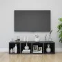 TV-Möbel 2 Einheiten glänzendes graues Sperrholz 37x35x37 cm von vidaXL, TV-Möbel - Ref: Foro24-805523, Preis: 25,97 €, Rabat...