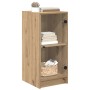 Vitrina Roble artisan 35 x 37 x 76 cm Madera contrachapada