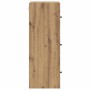 Mueble de pared Roble artesanal 35 x 37 x 102 cm