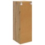 Mueble de pared Roble artesanal 35 x 37 x 102 cm