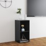 Hochglanzgrauer TV-Schrank aus Sperrholz, 72 x 35 x 36,5 cm von vidaXL, TV-Möbel - Ref: Foro24-805533, Preis: 36,17 €, Rabatt: %