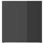 Glossy gray plywood TV cabinet 72x35x36.5 cm by vidaXL, TV Furniture - Ref: Foro24-805533, Price: 35,67 €, Discount: %