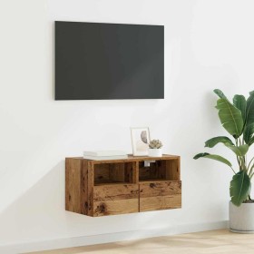 Mueble de TV Montado en la Pared Madera Vieja 60 x 30 x 30 cm en Muebles TV | Comprar online en Foro24
