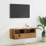 Mueble de TV Montado en la Pared Madera Vieja 80 x 30 x 30 cm