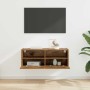 Mueble de TV Montado en la Pared Madera Vieja 80 x 30 x 30 cm