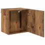 Mueble de TV Montado en la Pared Madera Vieja 40,5x30x40cm