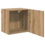 Mueble de TV Montado en la Pared Roble artesanal 40,5x30x40cm