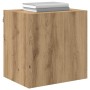 Gabinetes de pared para TV 2 pcs Roble artesanal 40,5x30x40cm