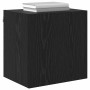 Gabinetes de pared para TV 2 pcs Roble Negro 40,5x30x40cm