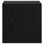 Gabinetes de pared para TV 2 pcs Roble Negro 40,5x30x40cm