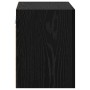 Gabinetes de pared para TV 2 pcs Roble Negro 40,5x30x40cm