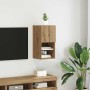Mueble de TV Montado en la Pared Roble artesanal en Muebles TV | Comprar online en Foro24