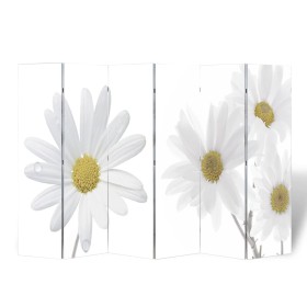 Folding divider screen 217x170 cm flowers by vidaXL, Room dividers - Ref: Foro24-240481, Price: 145,95 €, Discount: %