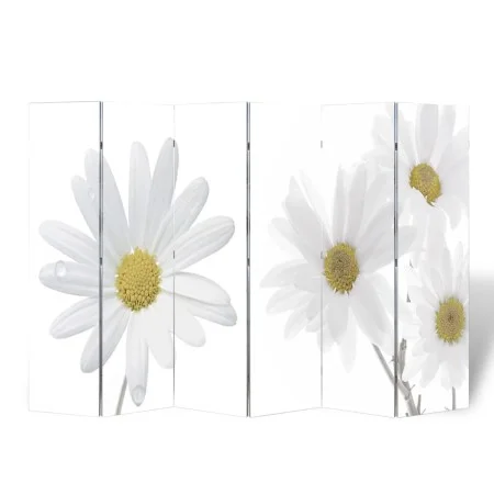 Folding divider screen 217x170 cm flowers by vidaXL, Room dividers - Ref: Foro24-240481, Price: 155,13 €, Discount: %