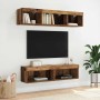 Muebles para TV 2 pcs Madera Vieja 60 x 30 x 30 cm