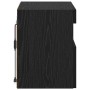 Gabinetes de pared para TV 2 pcs Roble Negro 40 x 30 x 40 cm