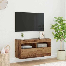Mueble de TV Montado en la Pared Madera Vieja 80 x 30 x 40 cm en Muebles TV | Comprar online en Foro24