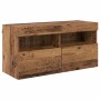 Mueble de TV Montado en la Pared Madera Vieja 80 x 30 x 40 cm