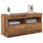 Mueble de TV Montado en la Pared Madera Vieja 80 x 30 x 40 cm