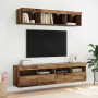 Mueble de TV Montado en la Pared Madera Vieja 80 x 30 x 40 cm