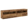 Gabinetes de pared para TV 2 pcs Madera Vieja 80 x 30 x 40 cm