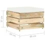 Gartenmöbel 2 Stk. mit grün imprägnierten Holzkissen von vidaXL, Gartensets - Ref: Foro24-3074533, Preis: 173,48 €, Rabatt: %