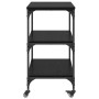 Carro de Cocina Roble Negro 60 x 41 x 76 cm en Carros e islas | Comprar online en Foro24