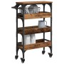 Carro de Cocina Madera Vieja 53 x 20 x 76 cm en Carros e islas | Comprar online en Foro24
