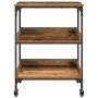 Carro de Cocina Madera Vieja 60 x 41 x 80.5 cm en Carros e islas | Comprar online en Foro24