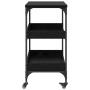 Carro de Cocina Roble Negro 60 x 41 x 80.5 cm en Carros e islas | Comprar online en Foro24