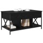 Mesa de Café Roble negro 100 x 55 x 50 cm Madera contrachapada