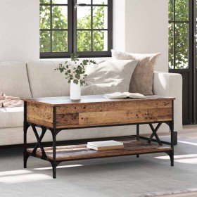 Mesa de Café Madera Vieja 100 x 50 x 50 cm Madera contrachapada en Mesitas de noche | Comprar online en Foro24