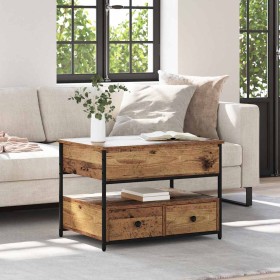 Mesa de Café Madera vieja 70x50x50cm Madera contrachapada